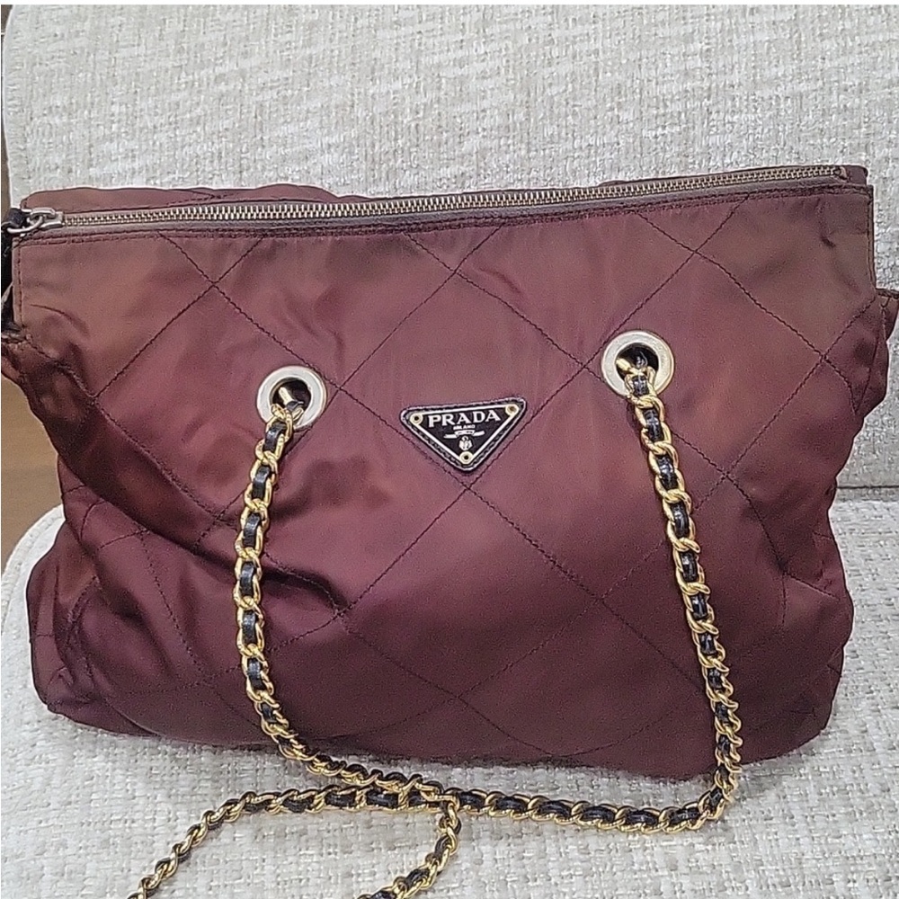Quilted Nylon Prada shoulder bag